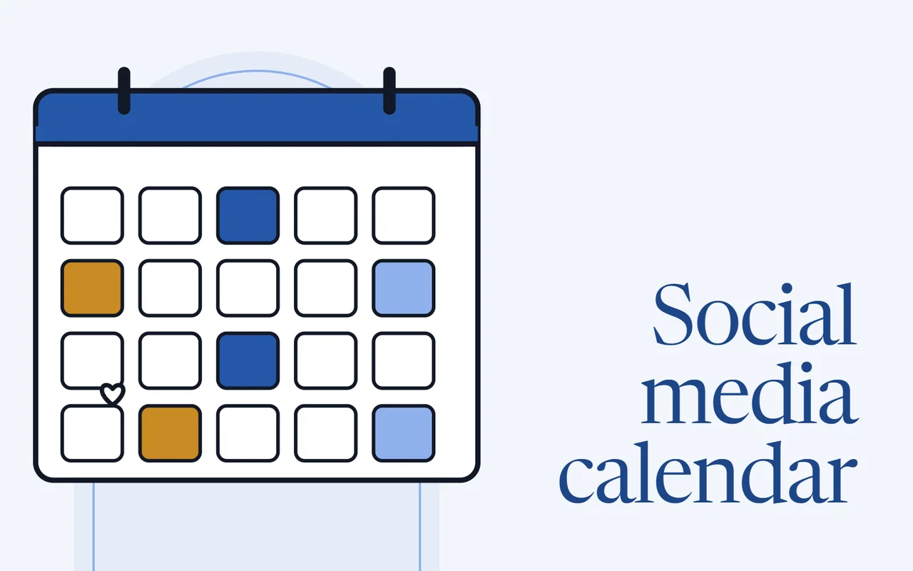 A month calendar with some days filled in and a heart on one